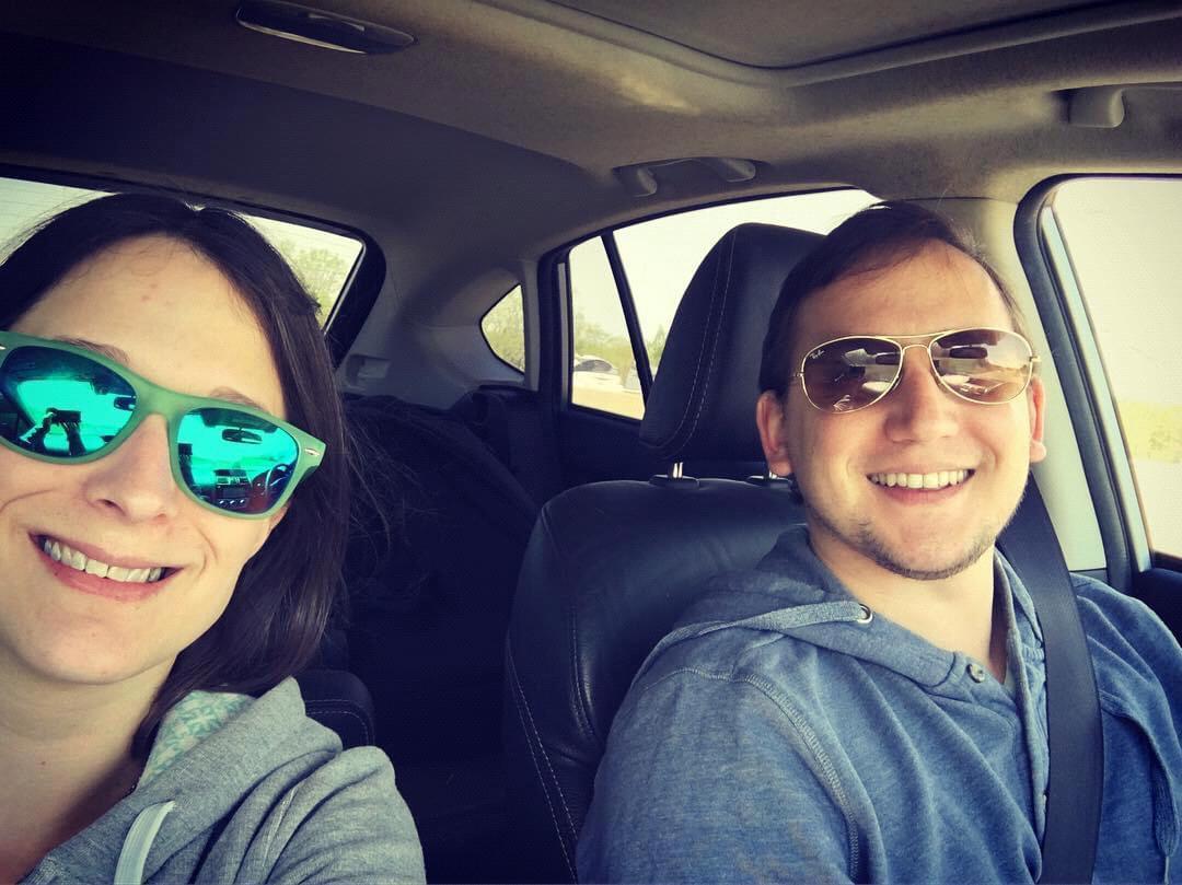 On our first road trip to Sand Springs, Tulsa, Oklahoma.