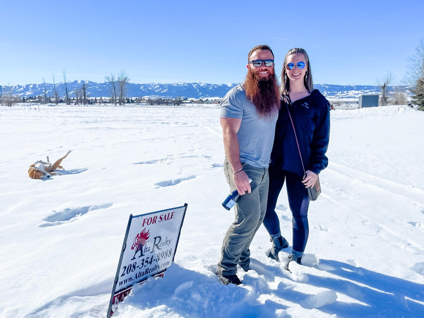 Just took title on our land!