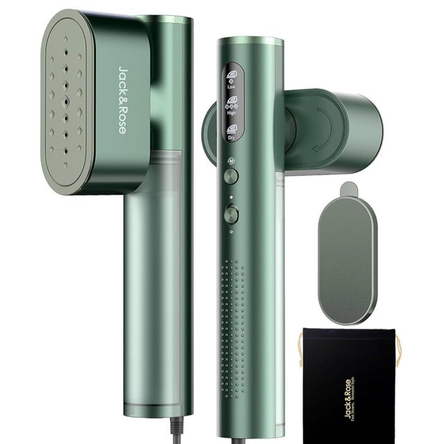 Jack & Rose Travel Steamer & Iron 2 In 1, Global Traveling