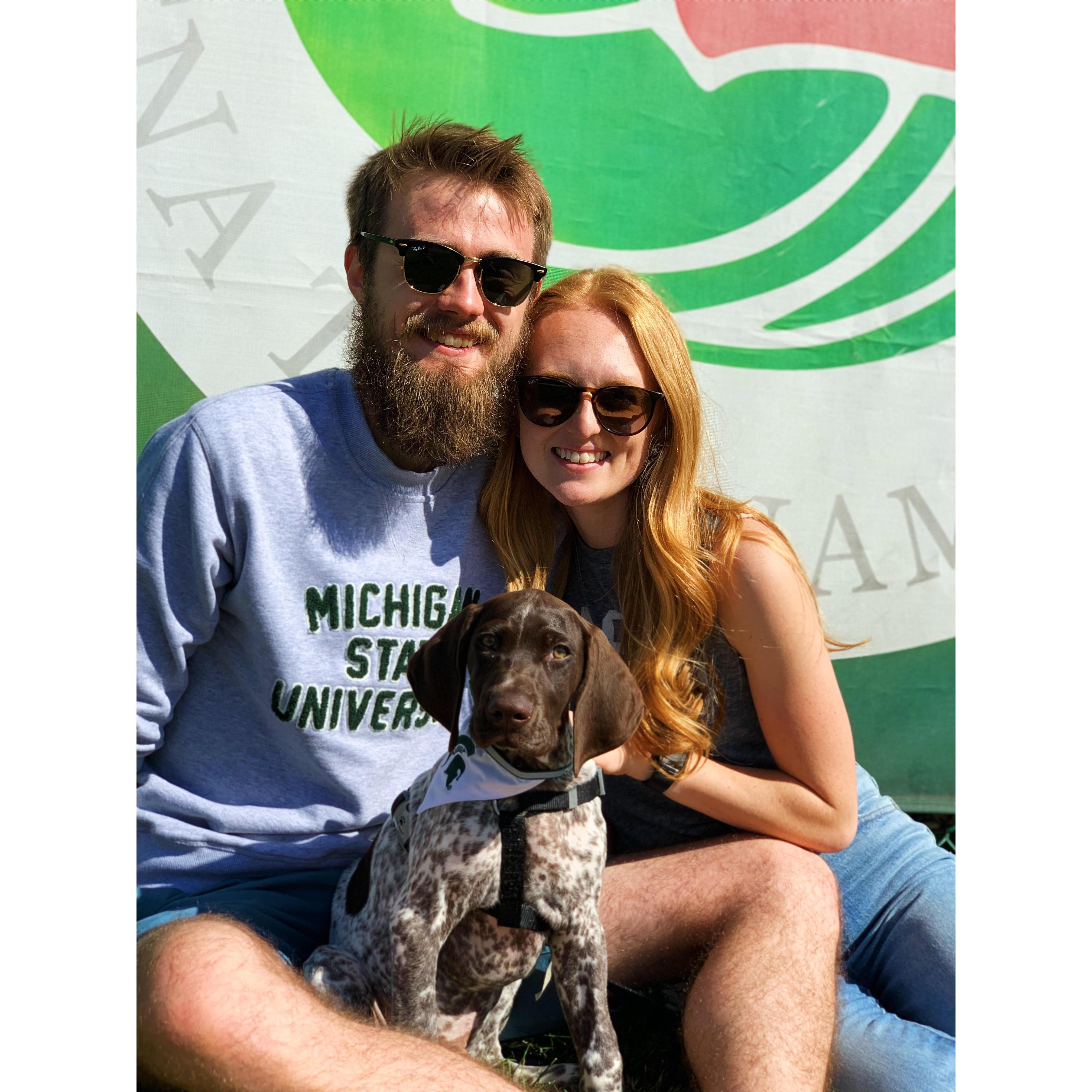 Henry's first tailgate! 2019