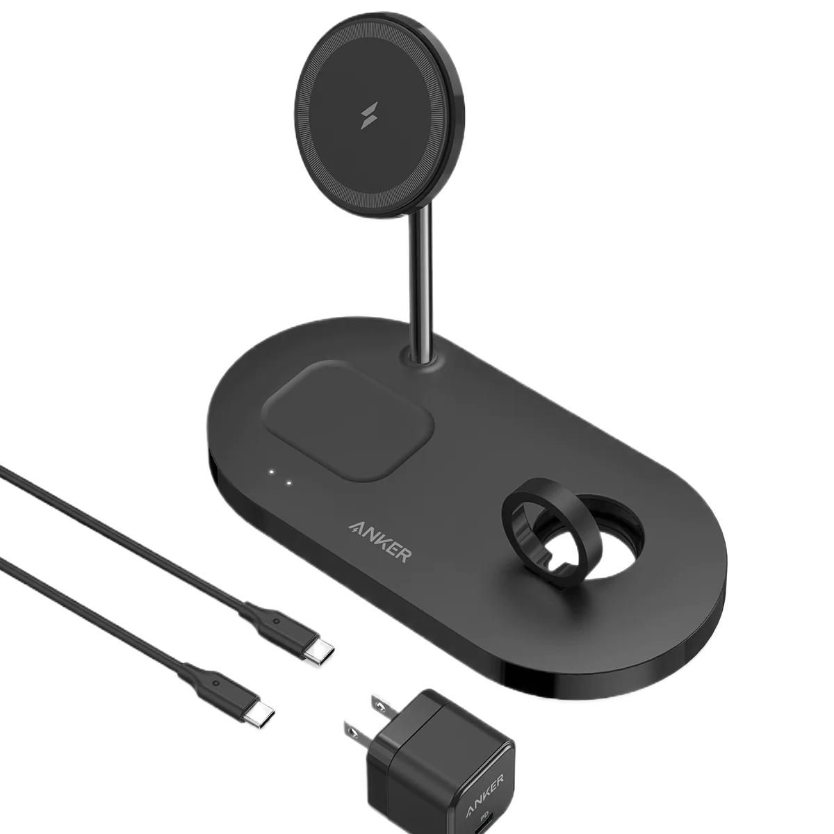 Anker 533 Magnetic Wireless Charger (3-in-1 Stand)