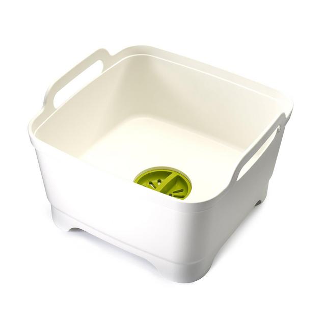 Joseph Joseph Wash and Drain Dish Tub, White
