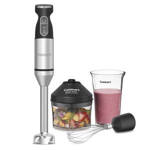 Cuisinart CSB-179 Smart Stick Variable Speed Hand Blender, Stainless Steel | Hand blender with variable speed control, stainless steel shaft, one-hand operation & lock/unlock button, CSB-179P1