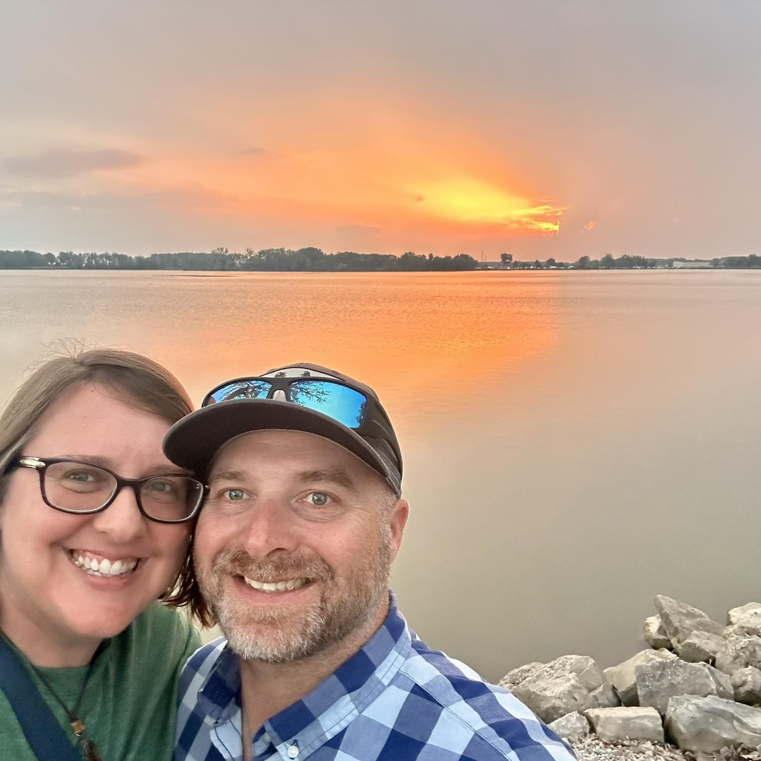 Lake Erie has some great sunsets! June, 2024