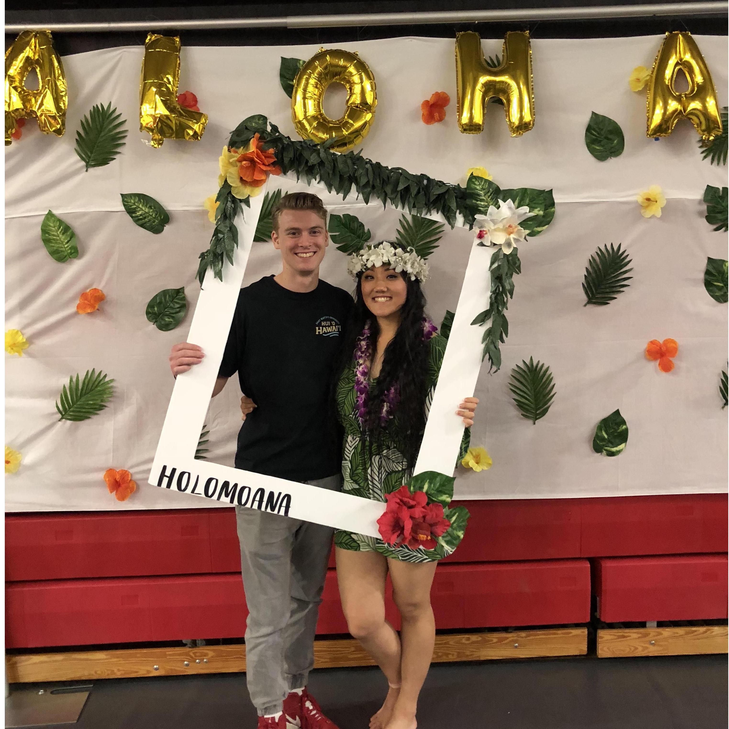 Marcus's First Lū'au