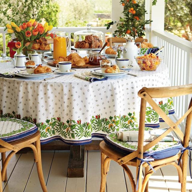 Provence Tablecloth, White