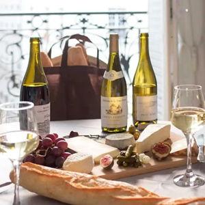 Evening Wine & Cheese in Paris