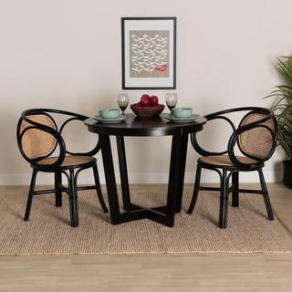 Palesa Modern Bohemian Two-Tone Dining Chair