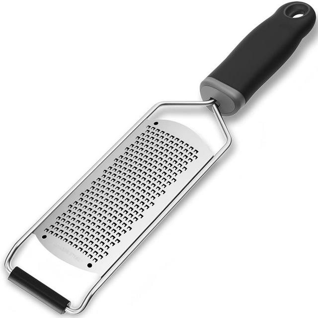 Anddgrous Upgraded Lemon Zester & Cheese Grater,Food Grade Stainless Steel None-Slip Handle Grater for Chocolate, Ginger and Garlic,Durable and Easy-To-Clean（Dishwasher Safe）