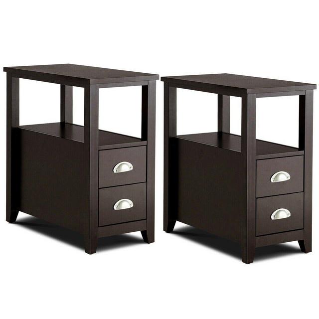 Gaius 2 - Drawer End Table (Set of 2)