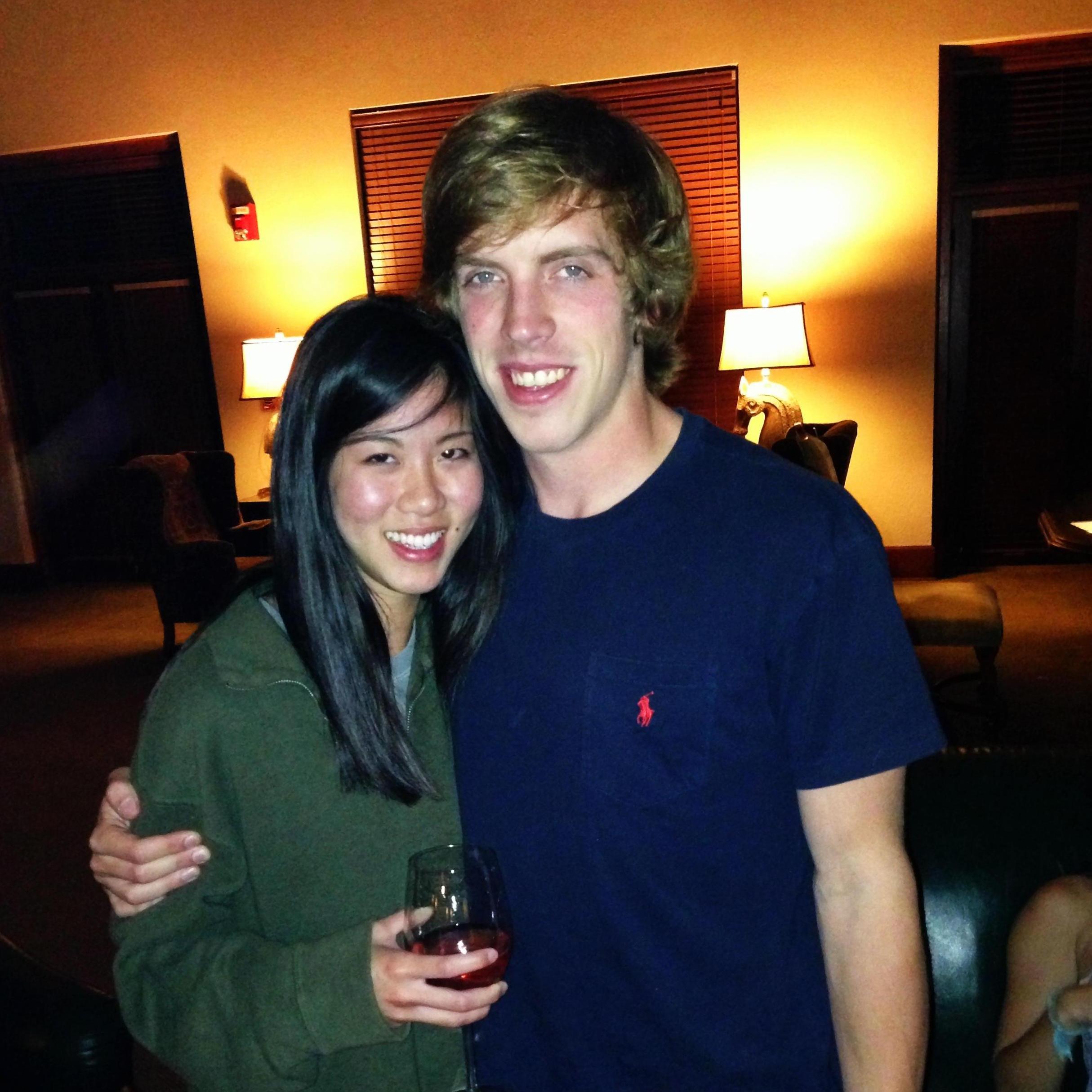 Hanging out at Pi Kappa Alpha - May 2013