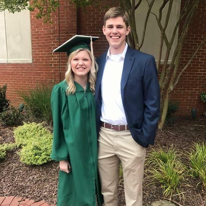 Caroline's graduation day