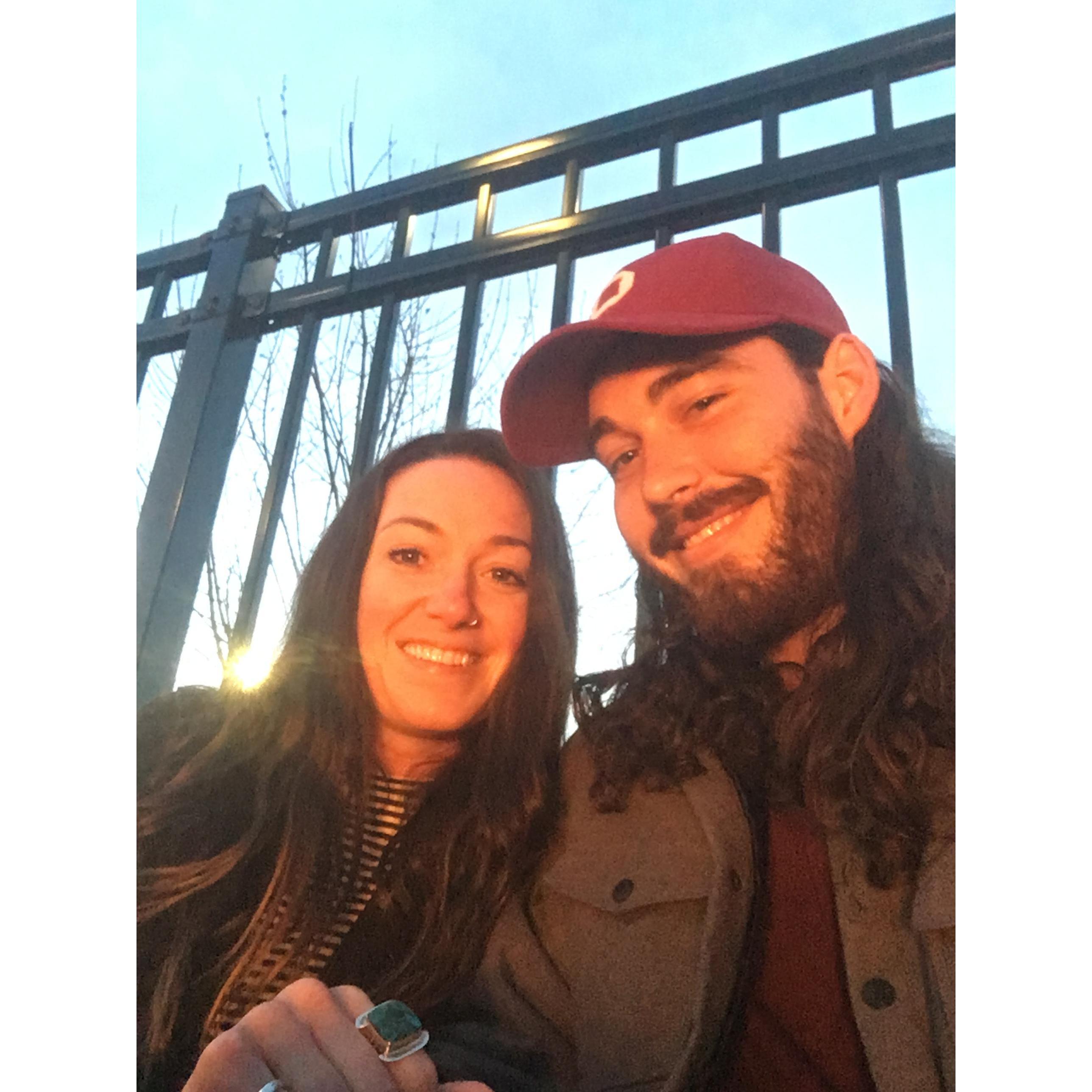 The first photo we ever took together.