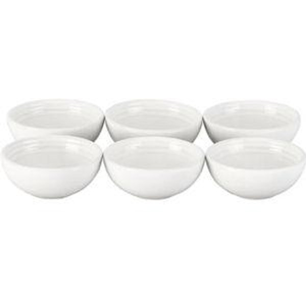 Le Creuset - Pinch Bowls, Set of 6 (White)