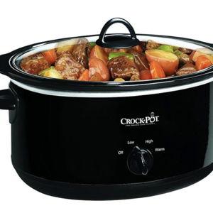 Crock-Pot 8-Quart Manual Slow Cooker, Black