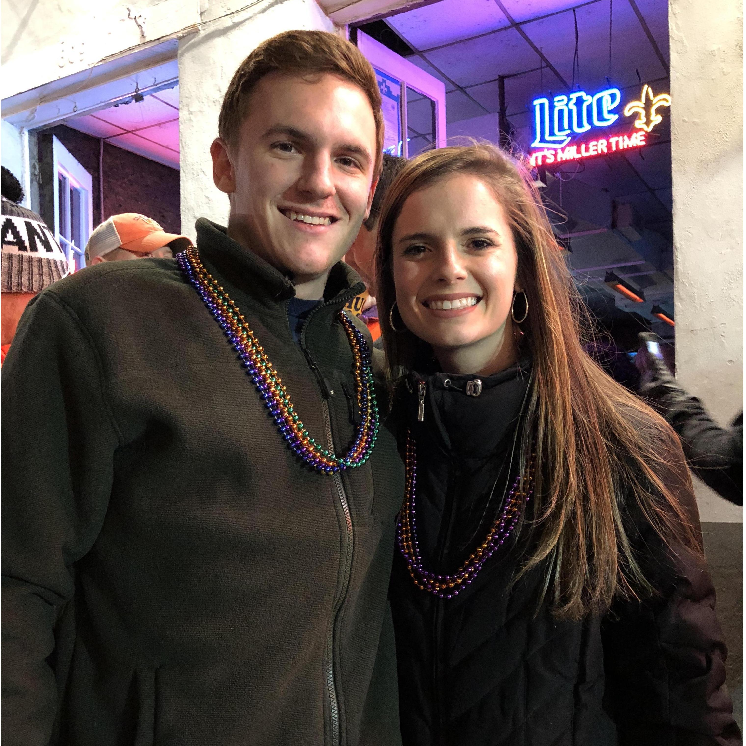 New Years Eve in New Orleans 2017.