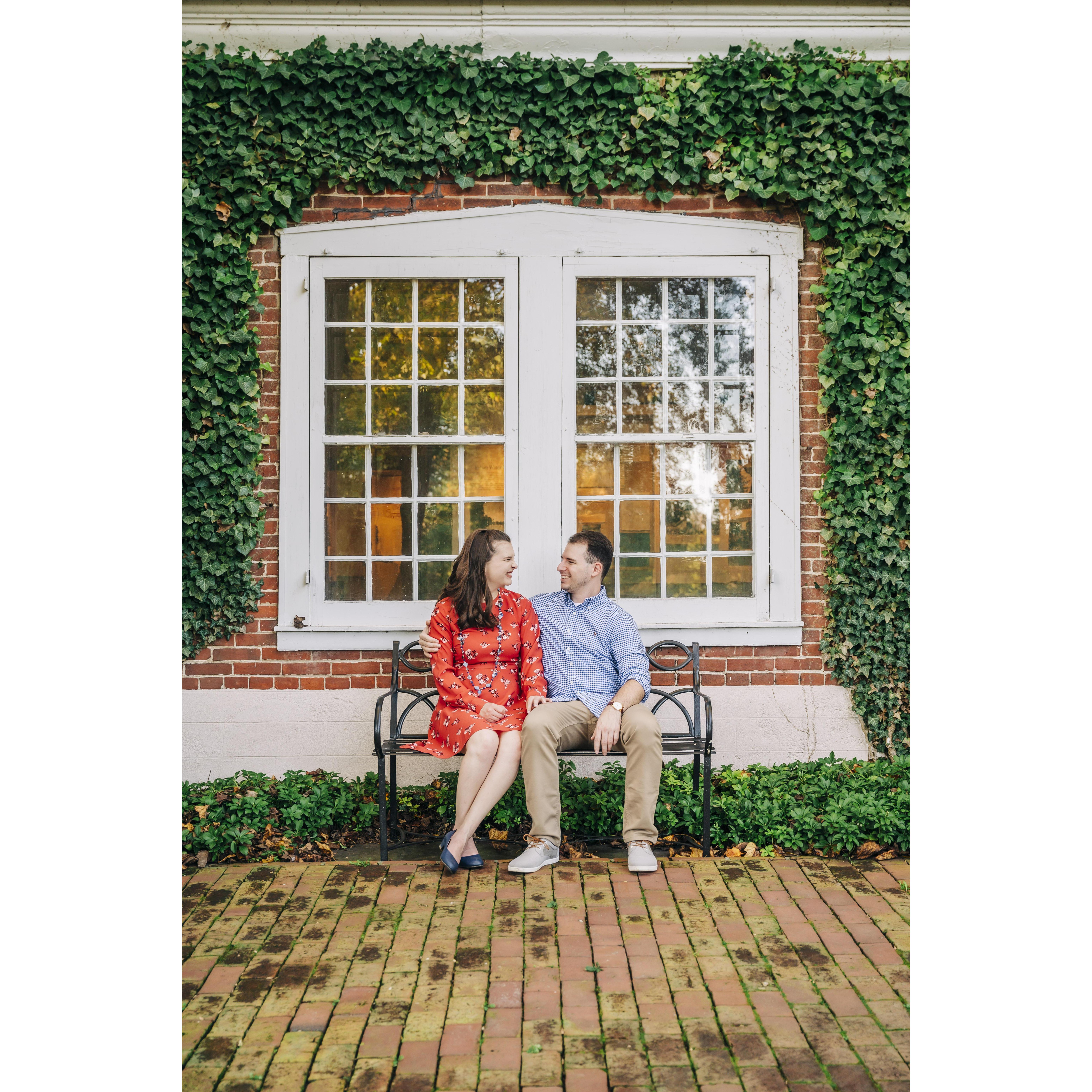 Engagement shoot at Longwood Gardens. Photo courtesy of Jim Coarse of Moonloop Photography.