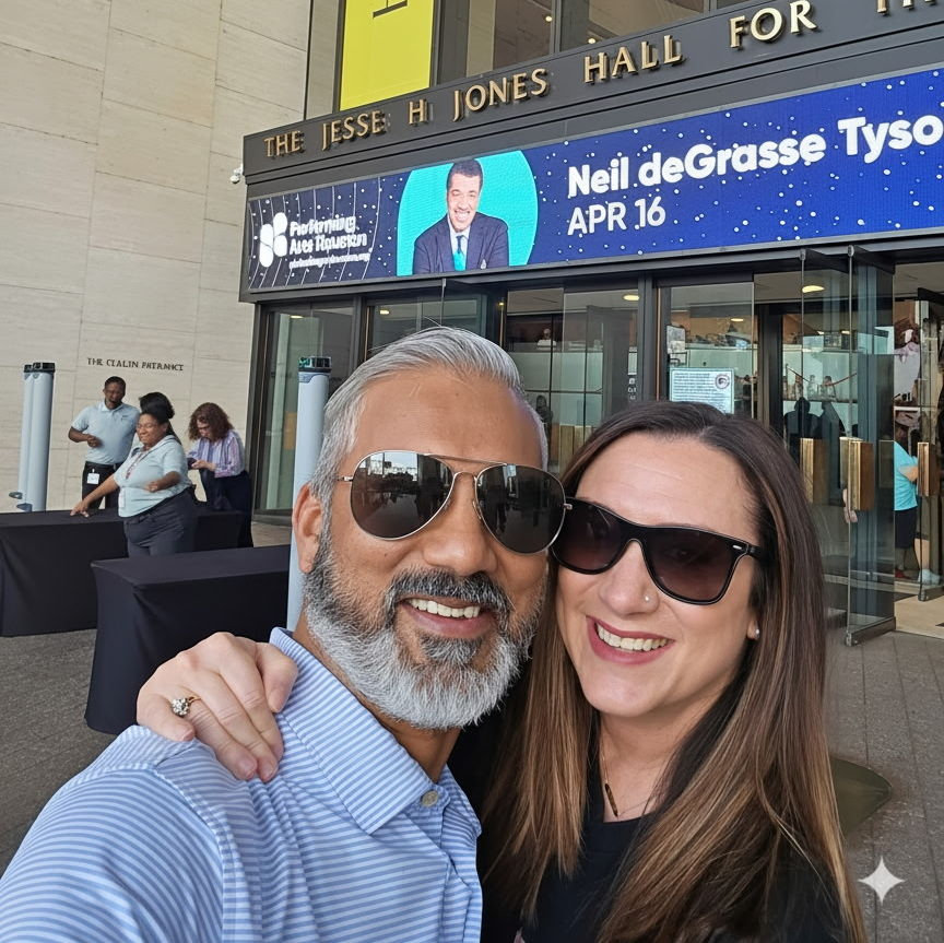 Seeing our favorite astrophysicist in Houston!