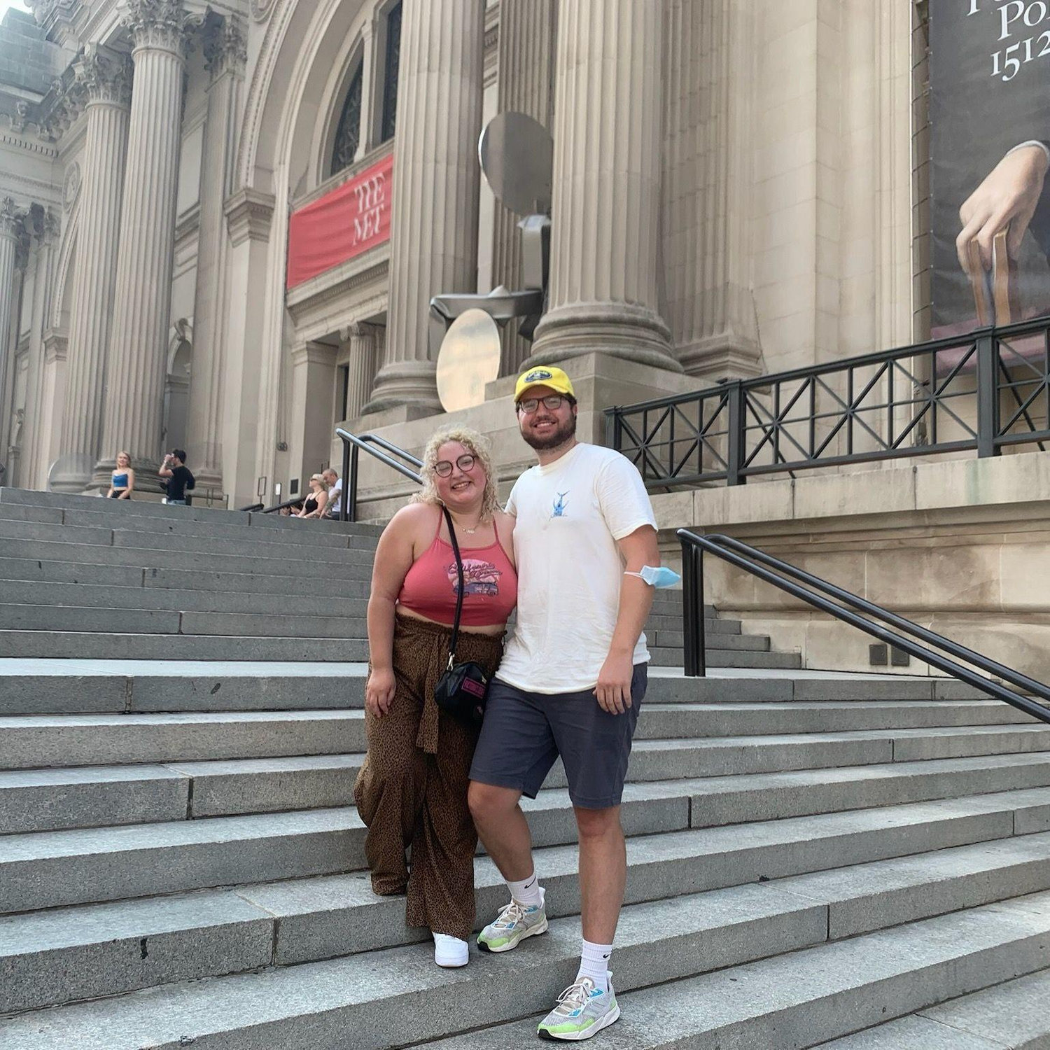 Our first trip together to New York! Also Sofia's first time meeting Holly and Duval. :)
