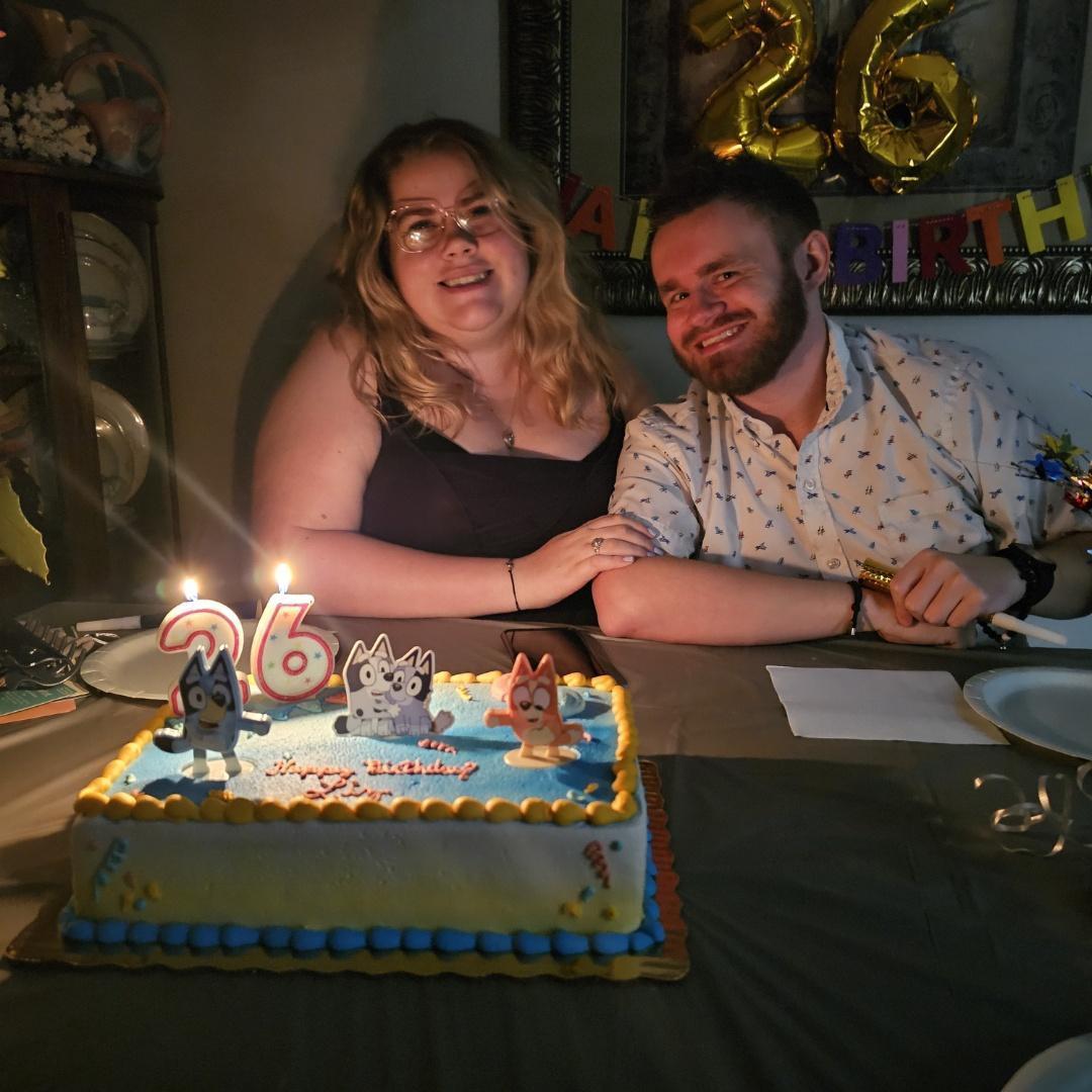 Happy 26th birthday to such an amazing, beautiful and kind partner! - Stephen