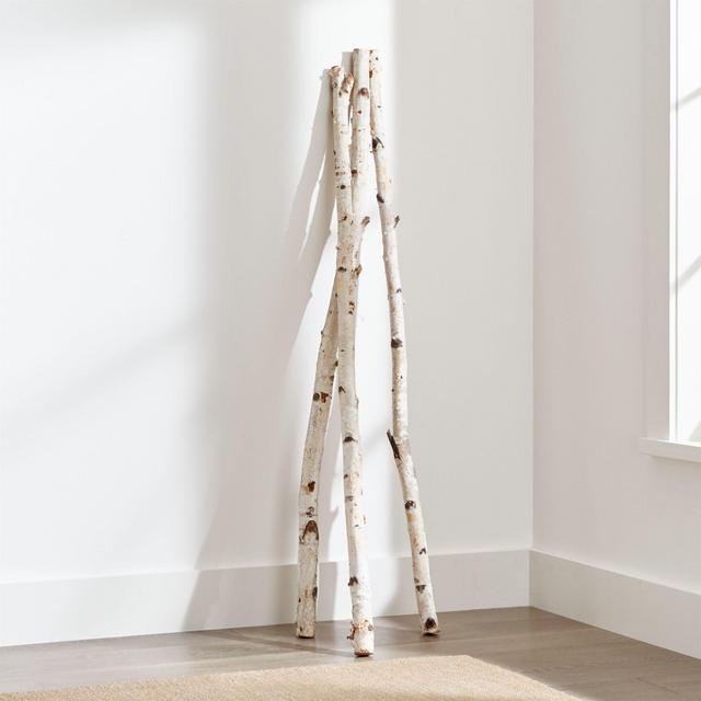 Tall Birch Branches, Set of 3