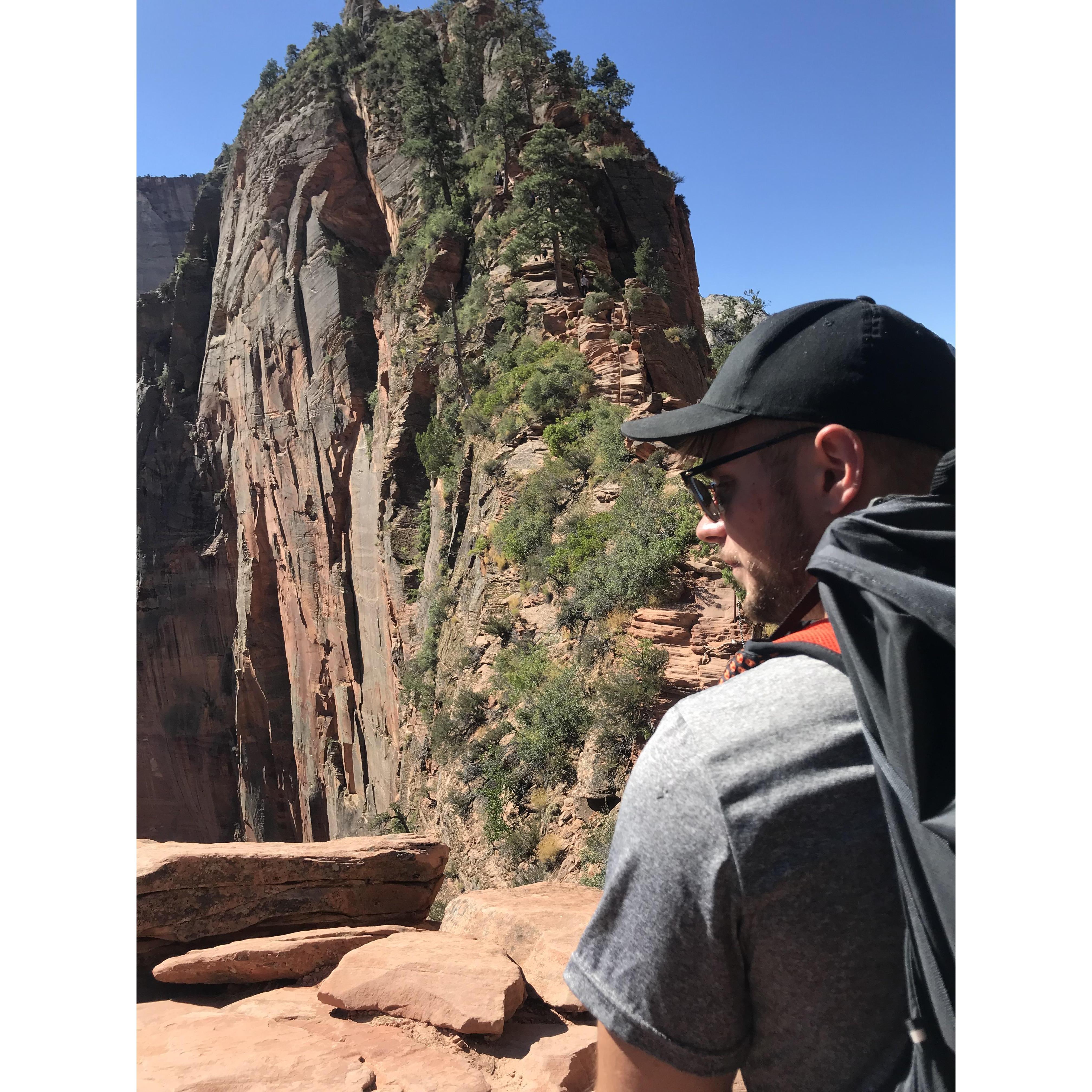 first trip together to Zion National Park