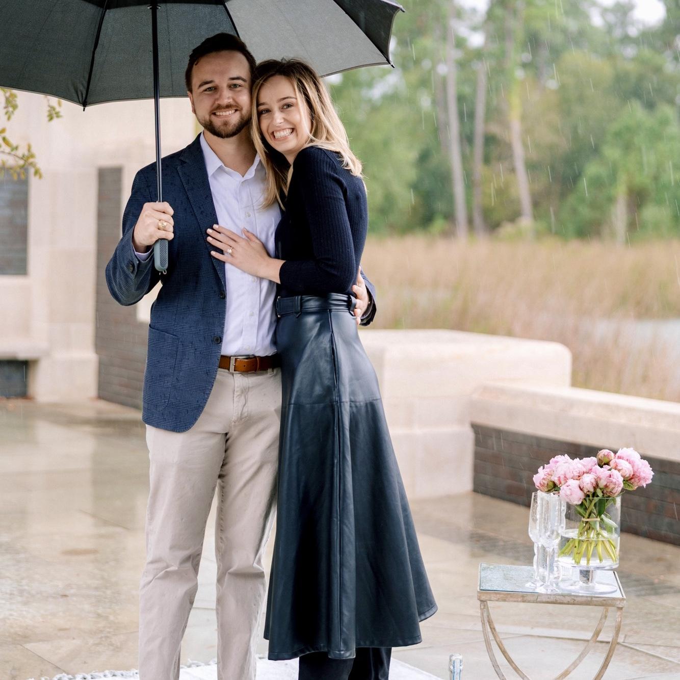 Couldn't let a little rain ruin our day