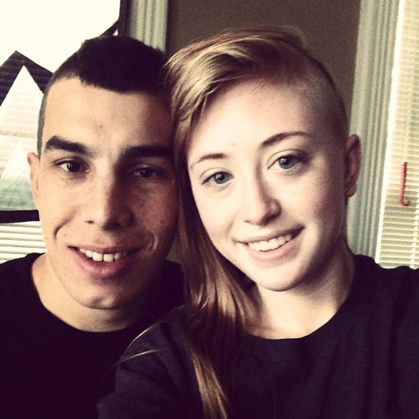Us in 2014 when we first started dating