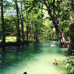Swim or hike in the the Blue Hole Regional Park