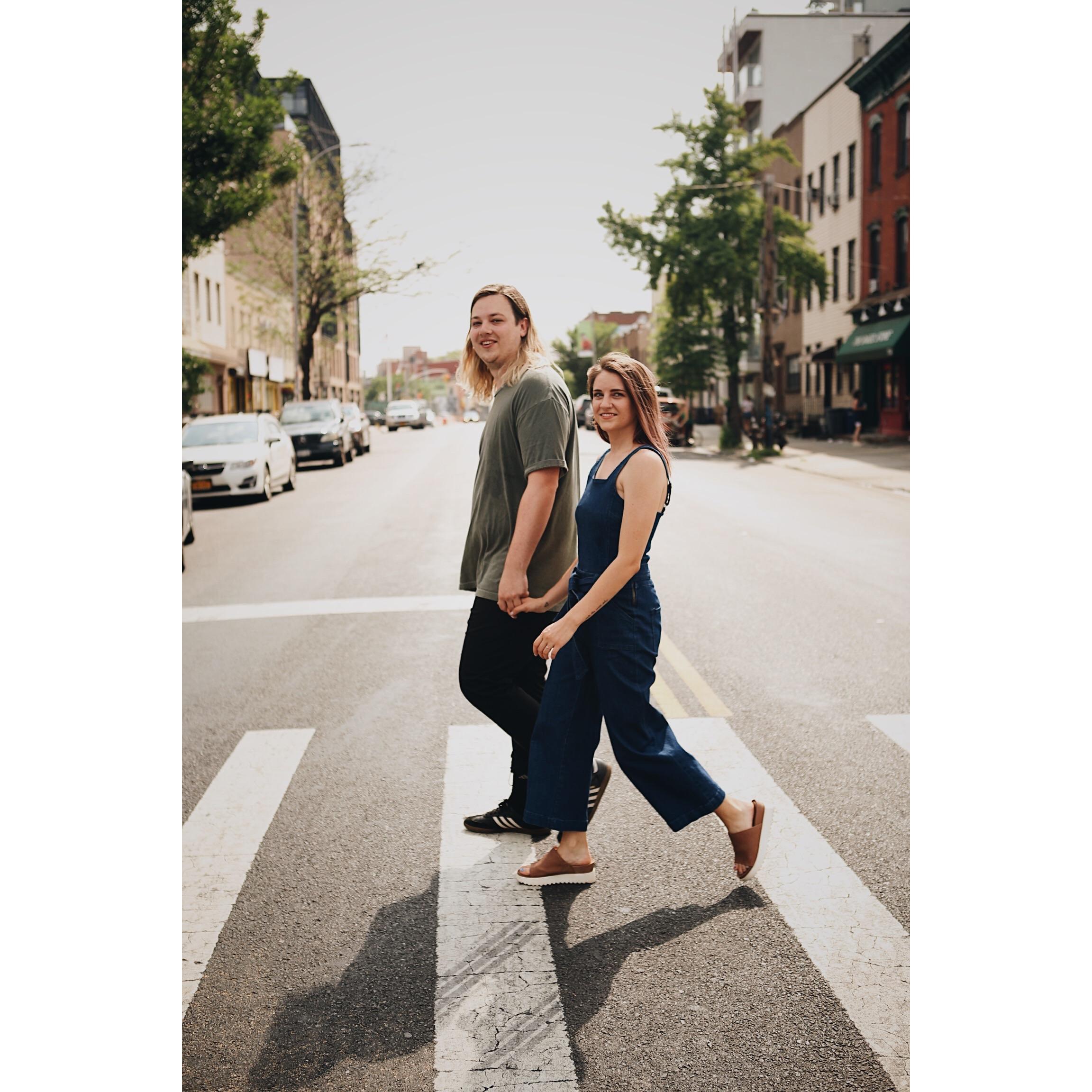 Some more of our favorite photos from our engagement shoot around Brooklyn