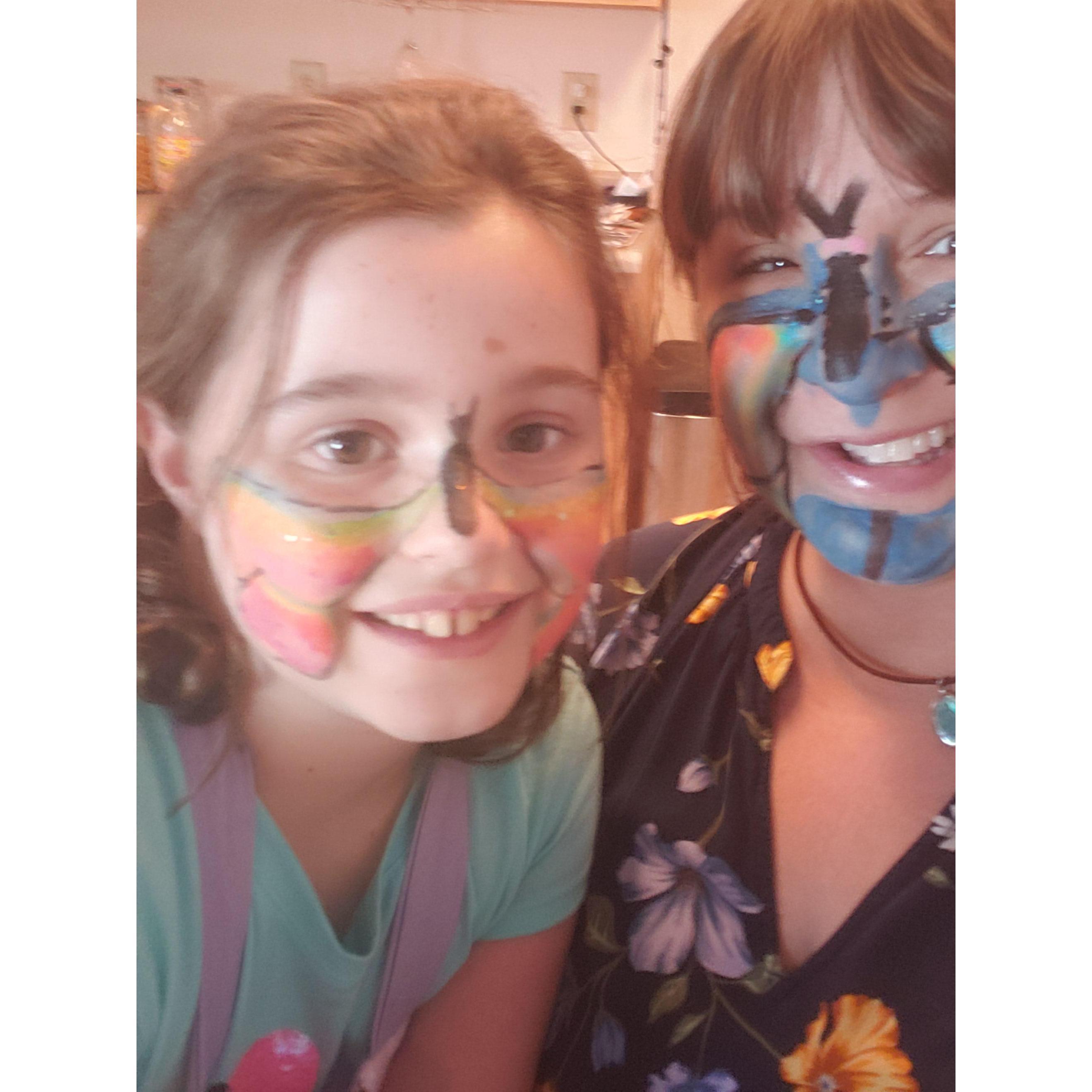 Face painting fun