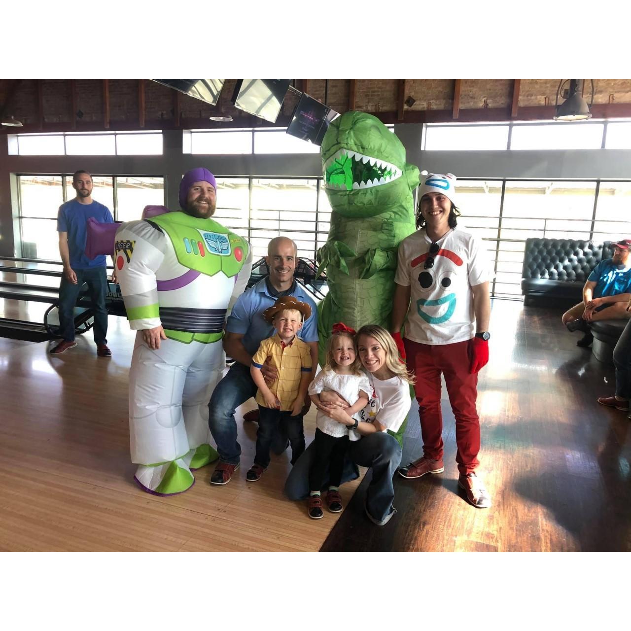 Toy Story birthday! Boone dressed up as Buzz for the birthday boy!