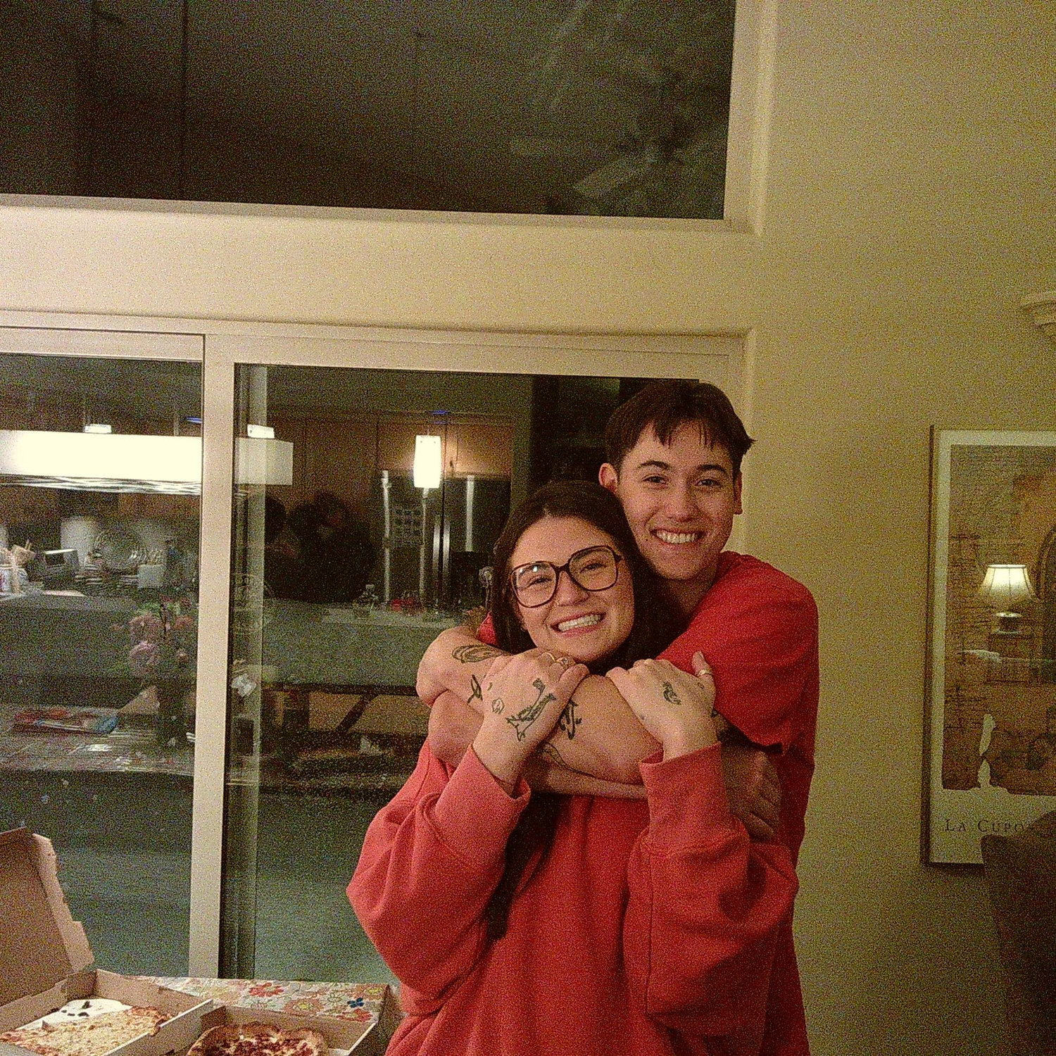 Isaac surprised me with my closest friends at a cabin for my 23rd birthday!