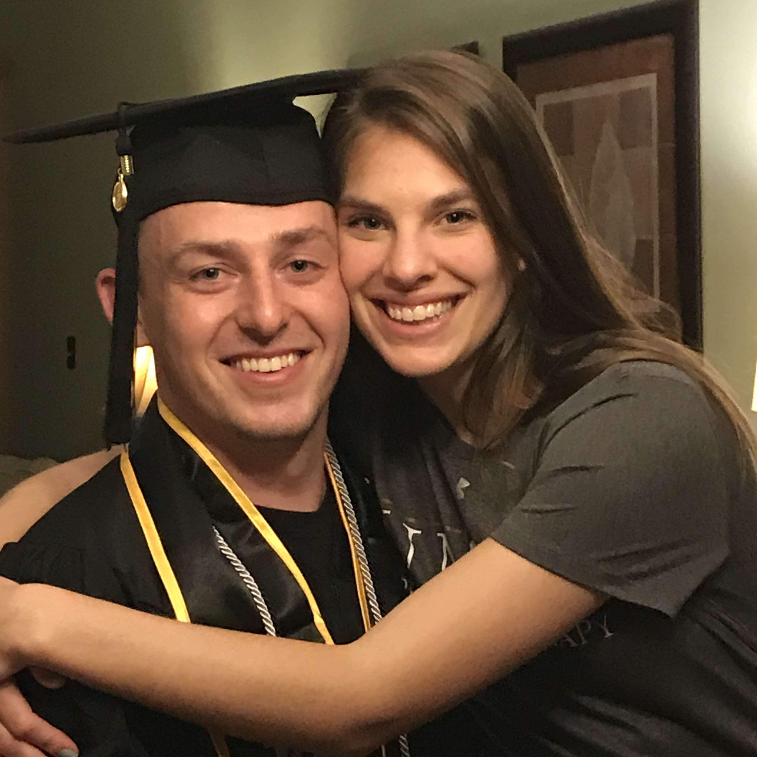 Ricky's graduation from Towson U