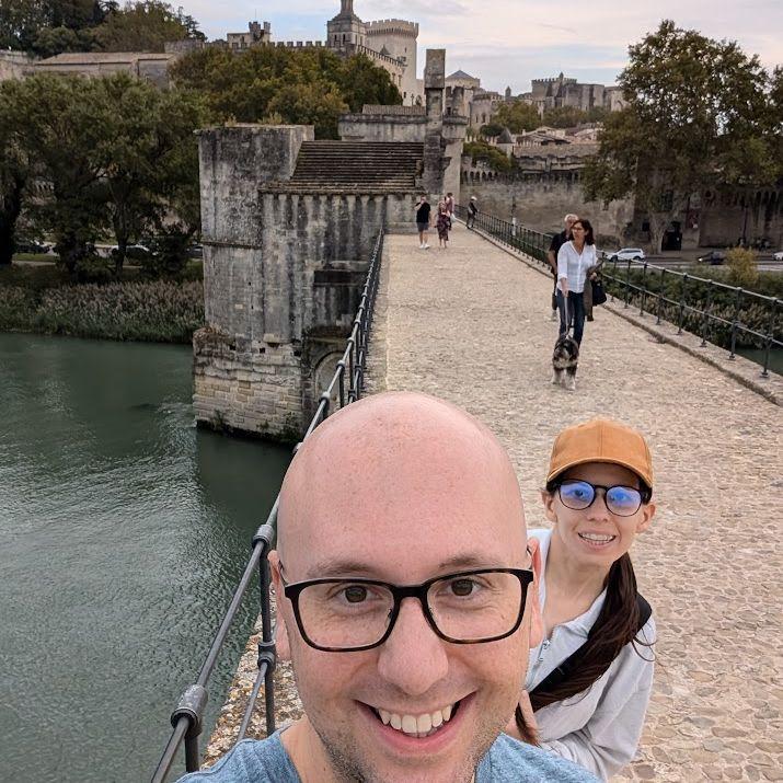 Appreciating the bridges (Avignon, France - 2024)
