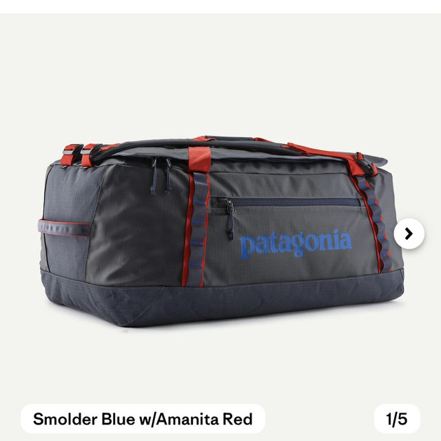 Smolder Blue w/Amanita Red Hole® Duffel 70L