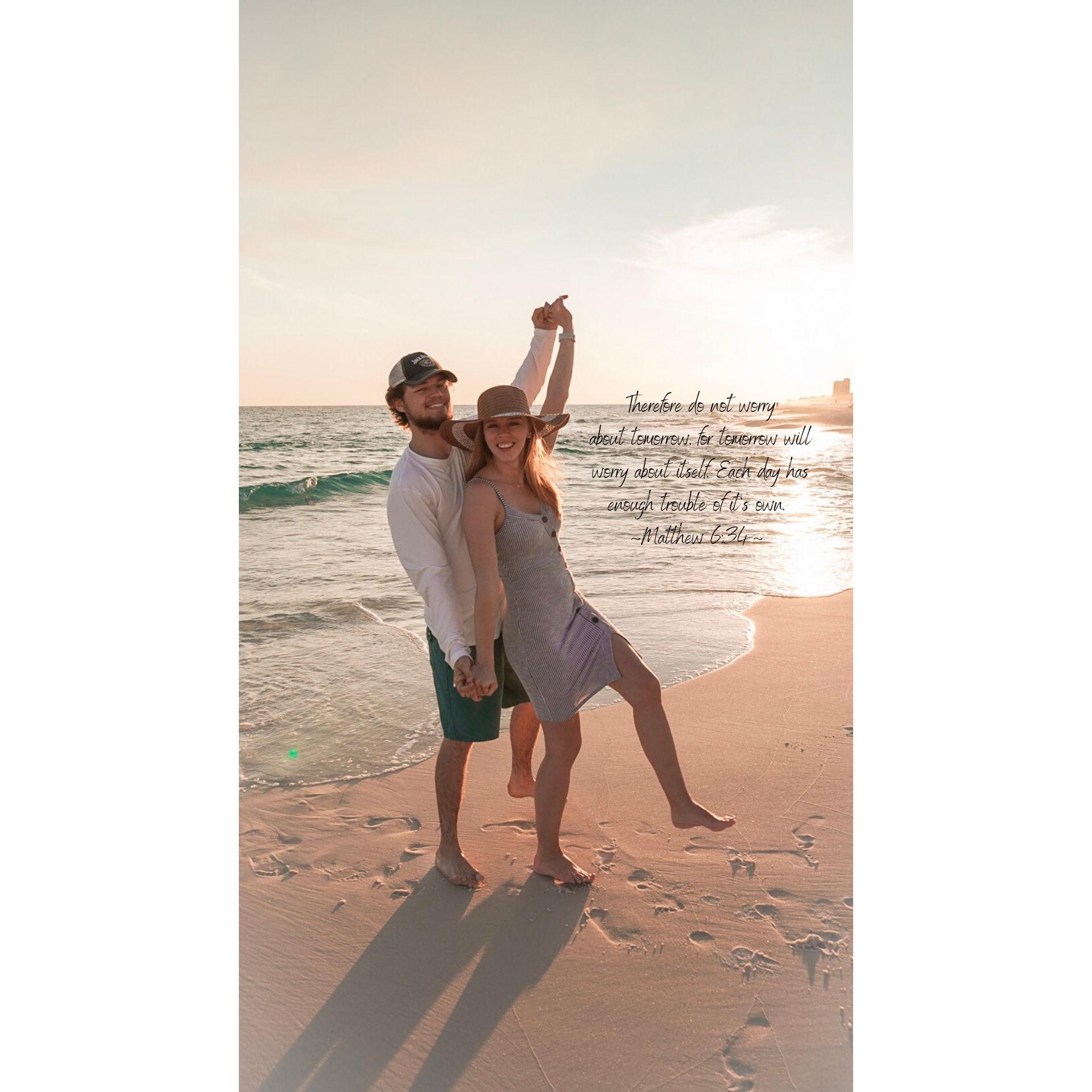 Family Vacation to Florida, where we took beautiful beach pictures with Chris and Rachel