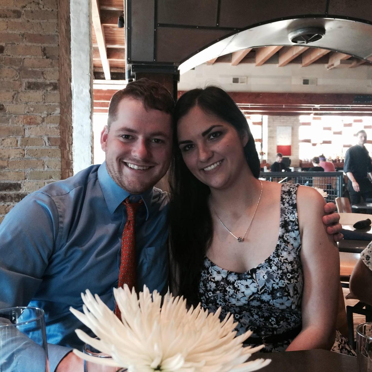 A quick snap at Max's MSOE graduation lunch.