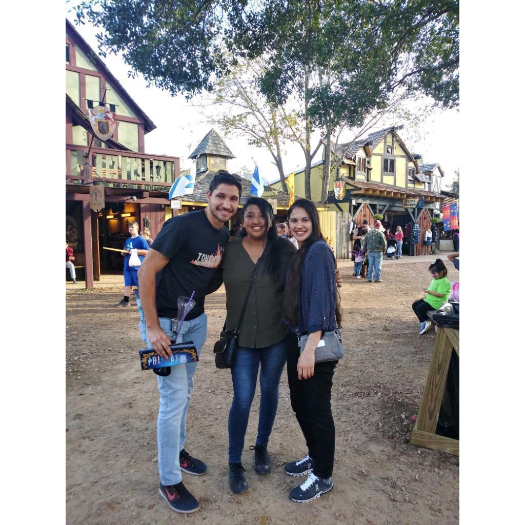 The Renaissance Festival was another shared experience before the dating days!