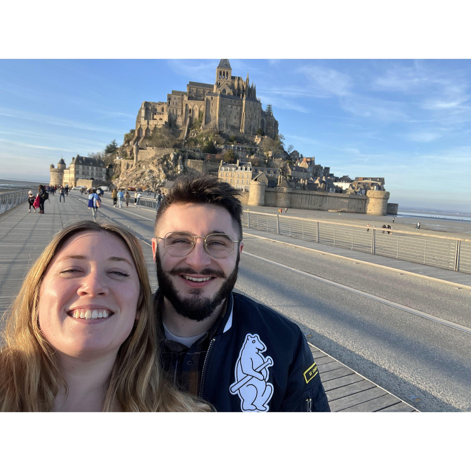 Le Mont-Saint-Michel, Normandie, France, February 2023