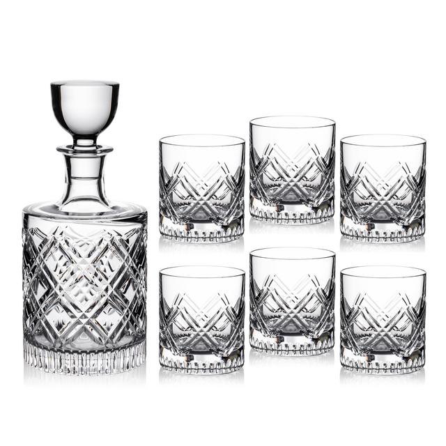 Marquis Oblique Decanter & Tumbler Set/6