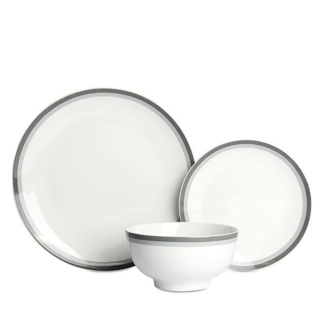 Godinger Sheer Gray 12 Piece Dinnerware Set