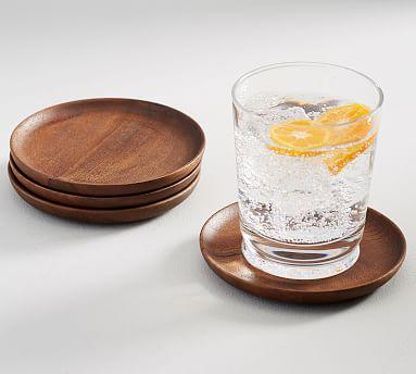 Chateau Wood Coasters, Set of 4