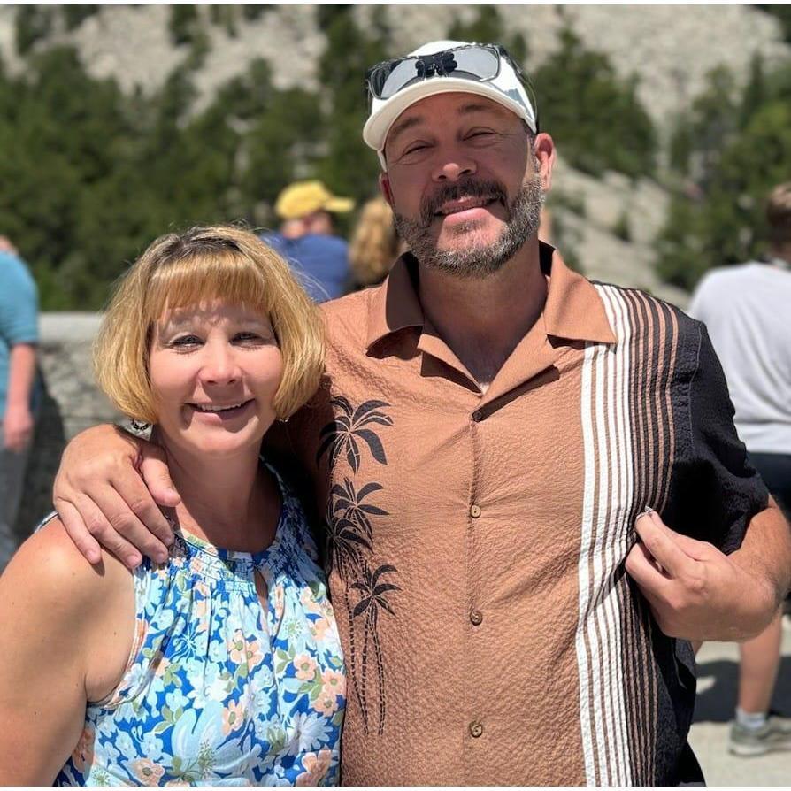 He is holding my beautiful ring in his hand, and I didn't even know it was there.