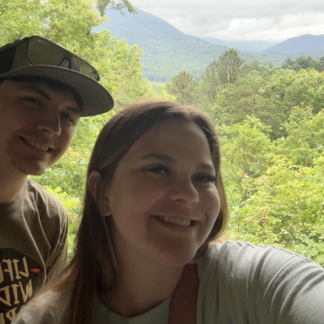 The view from our Air BNB in the Smokey Mountains
