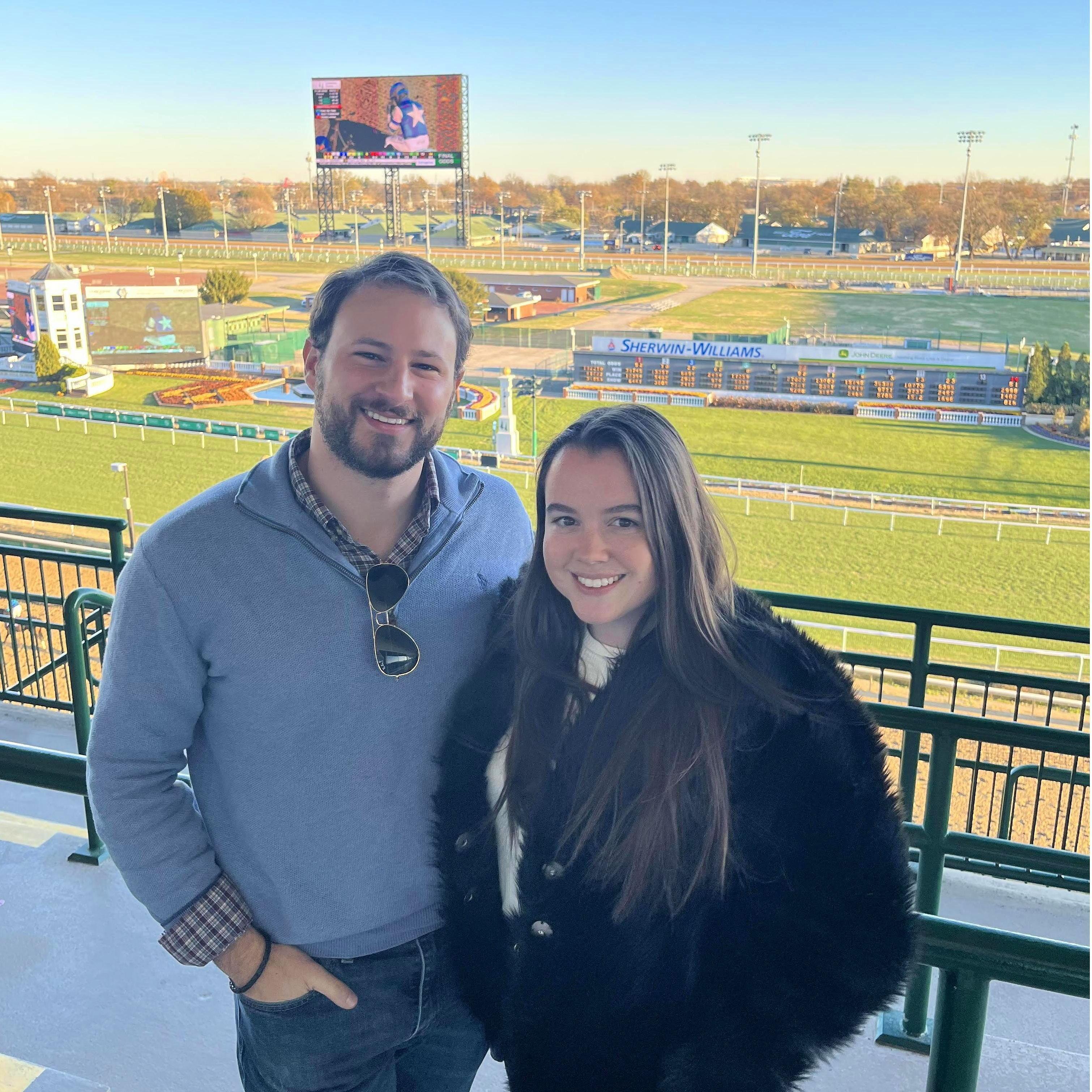 Justin's first time in Louisville!