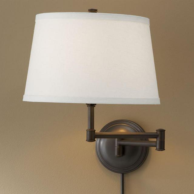 Chelsea Metal Swing-Arm Sconce Base, Bronze