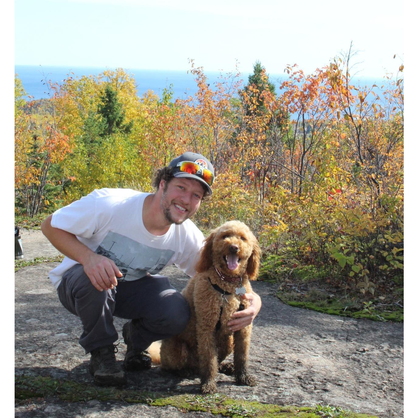 Hiking at Bean and Bear Lake in Minnesota