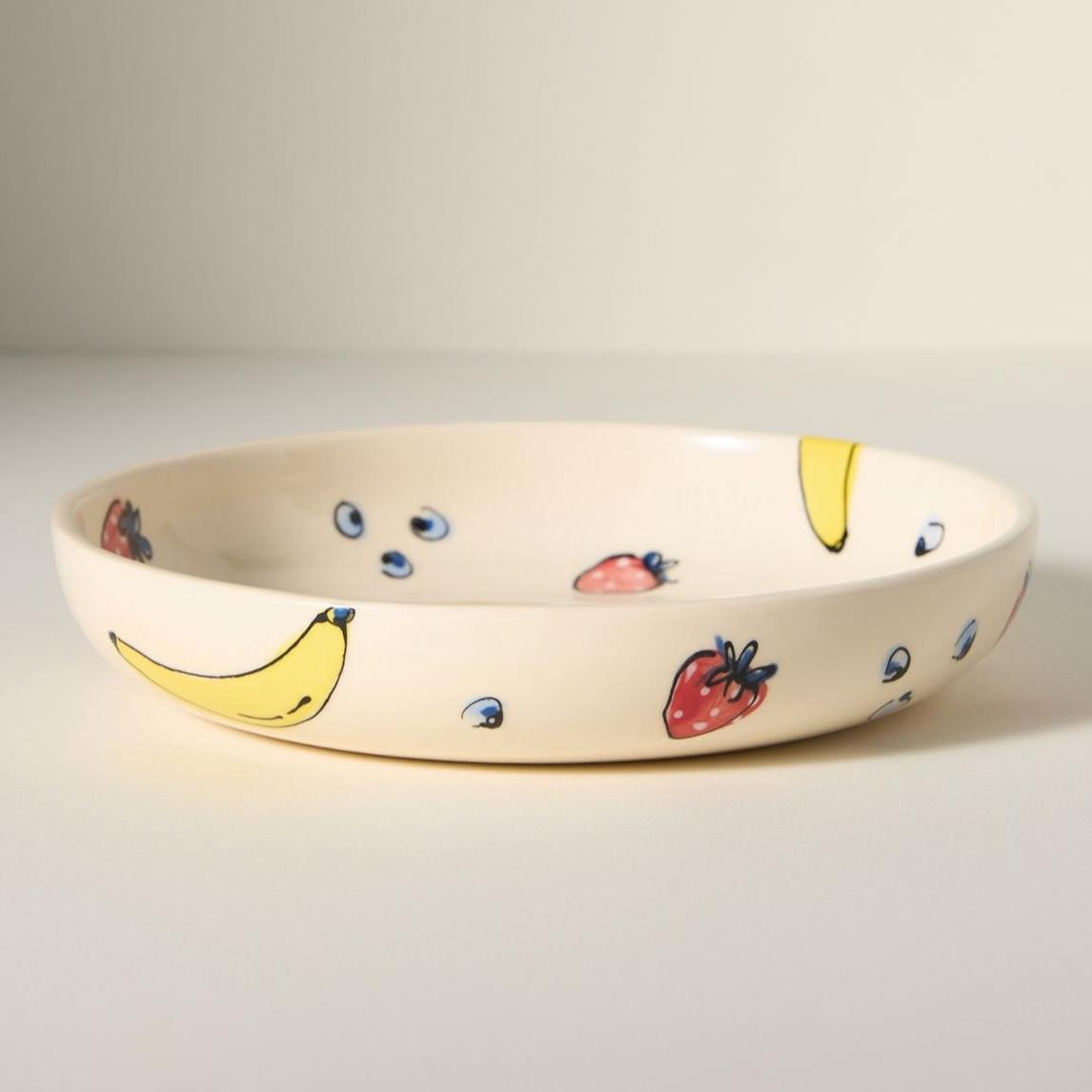 Rise and Shine Ceramic Pasta Bowl, Color: Fruit Salad