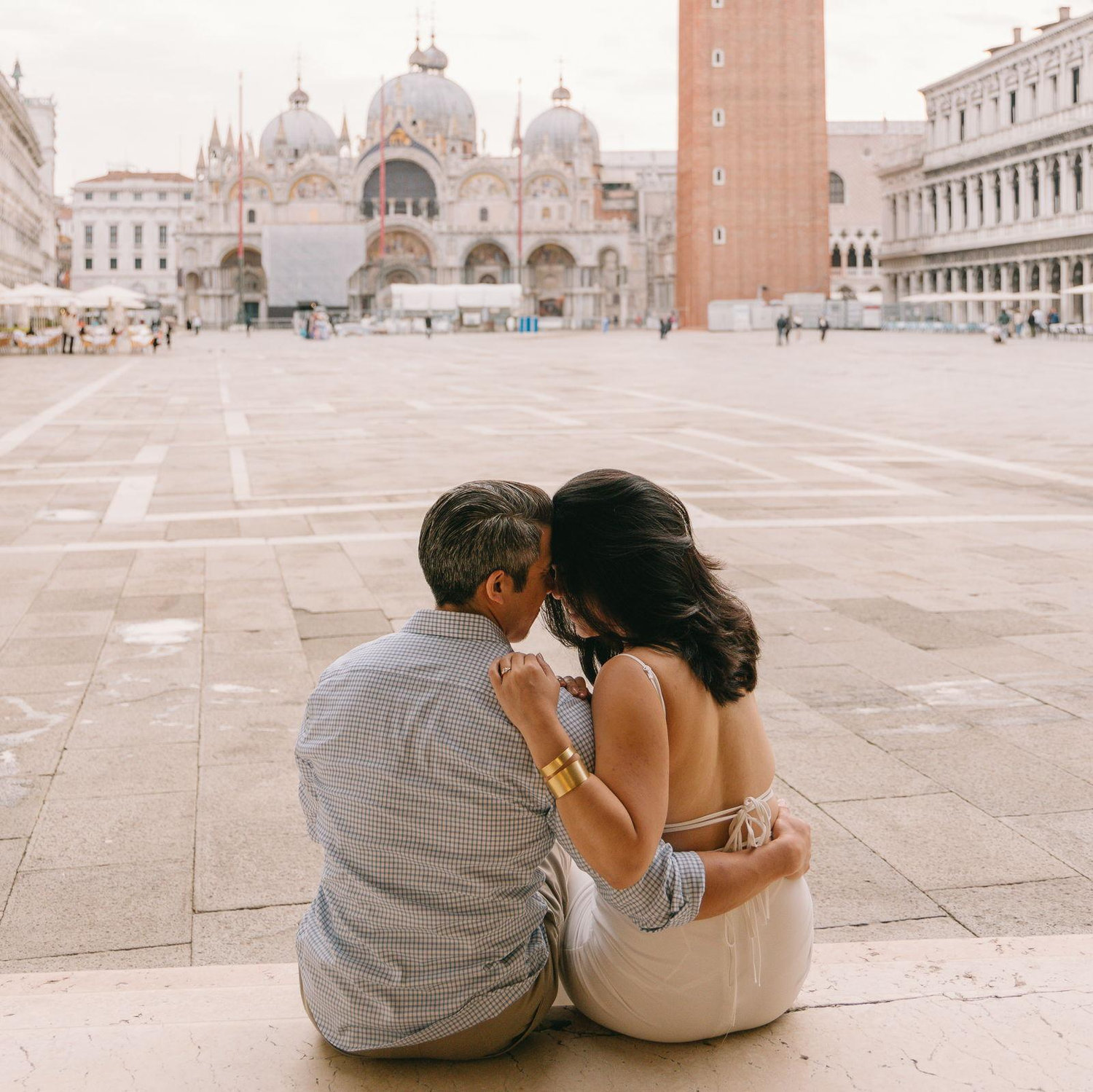 Italy, 8 years. Our engagement shoot.